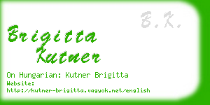 brigitta kutner business card